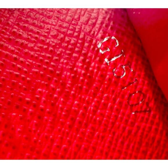 Louis Vuitton Blue & Red Epi Wallet Silver Hardware EUC - Picture 4 of 12